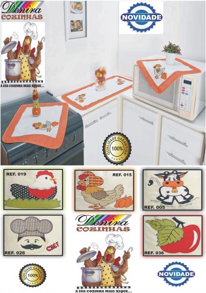 KIT PARA COZINHA COM 03 PEÇAS