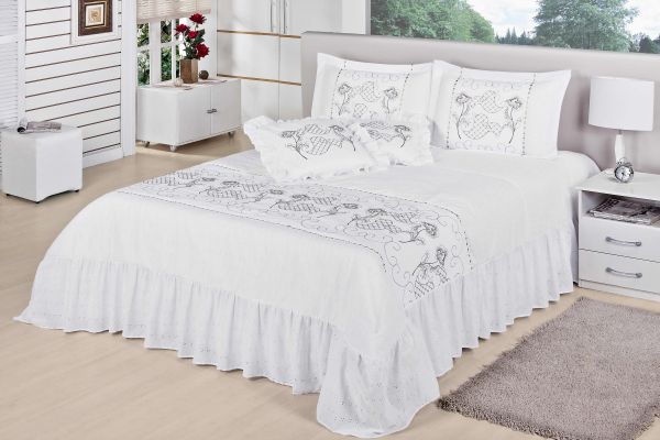 kit Novara Casal Queen 09 Peças