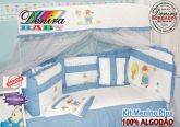 kit De Berço Menino Com Pipa - 09 Peças