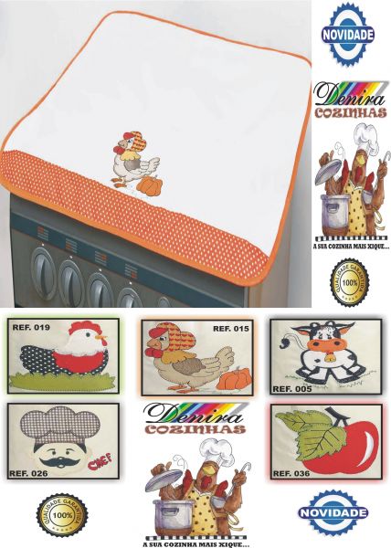 CAPA PARA FOGÃO DE 06 BOCAS