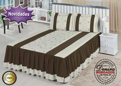 Bordados De Ibitinga-kit Bela Casal Queen 05 Peças