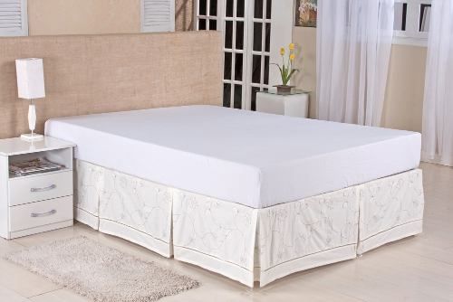 Bordados De Ibitinga-saia Para Cama Box Casal Padrão Bordado