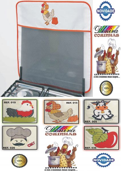 CAPA PARA FOGÃO DE 04 BOCAS