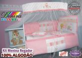 kit De Berço Menina Regador - 09 Peças