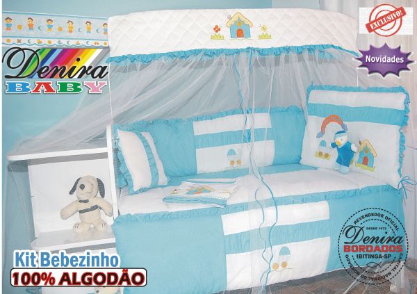 kit De Berço Bebezinho - 09 Peças