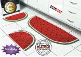 kit Fru-fru MELANCIA Para Cozinha - 03 Peças